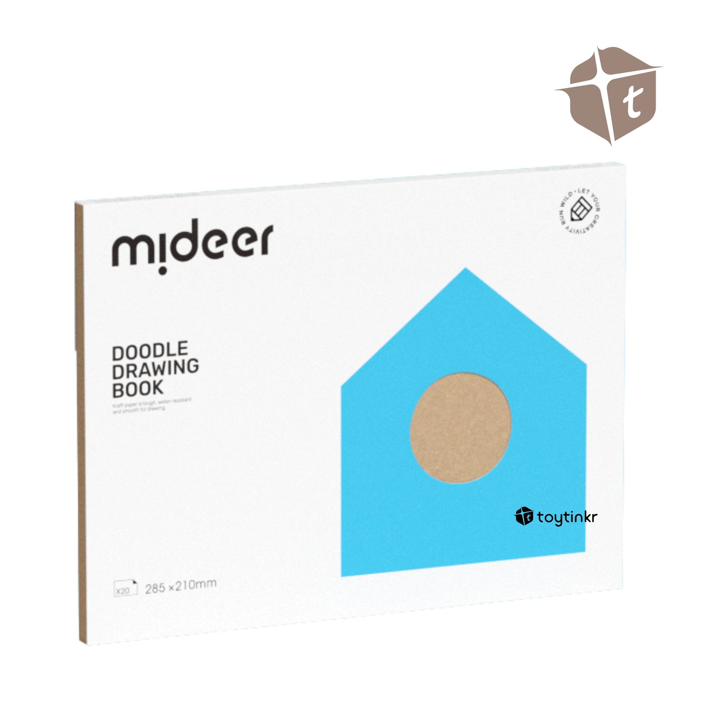 Mideer Drawing Doodle Book - Kraft Paper by Toytinkr