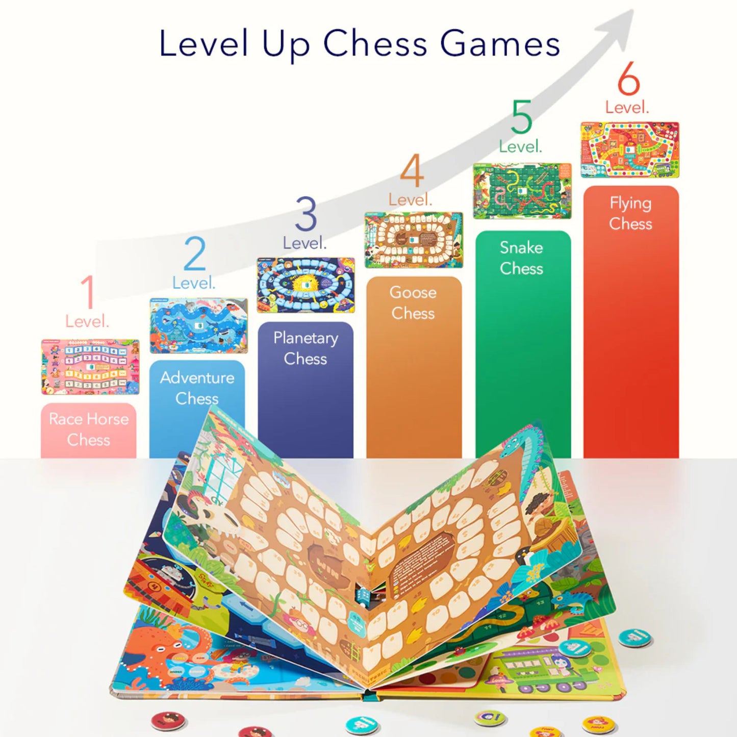Mideer 6 in 1 Portable Board Game Book by Toytinkr
