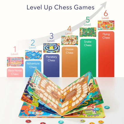 Mideer 6 in 1 Portable Board Game Book by Toytinkr