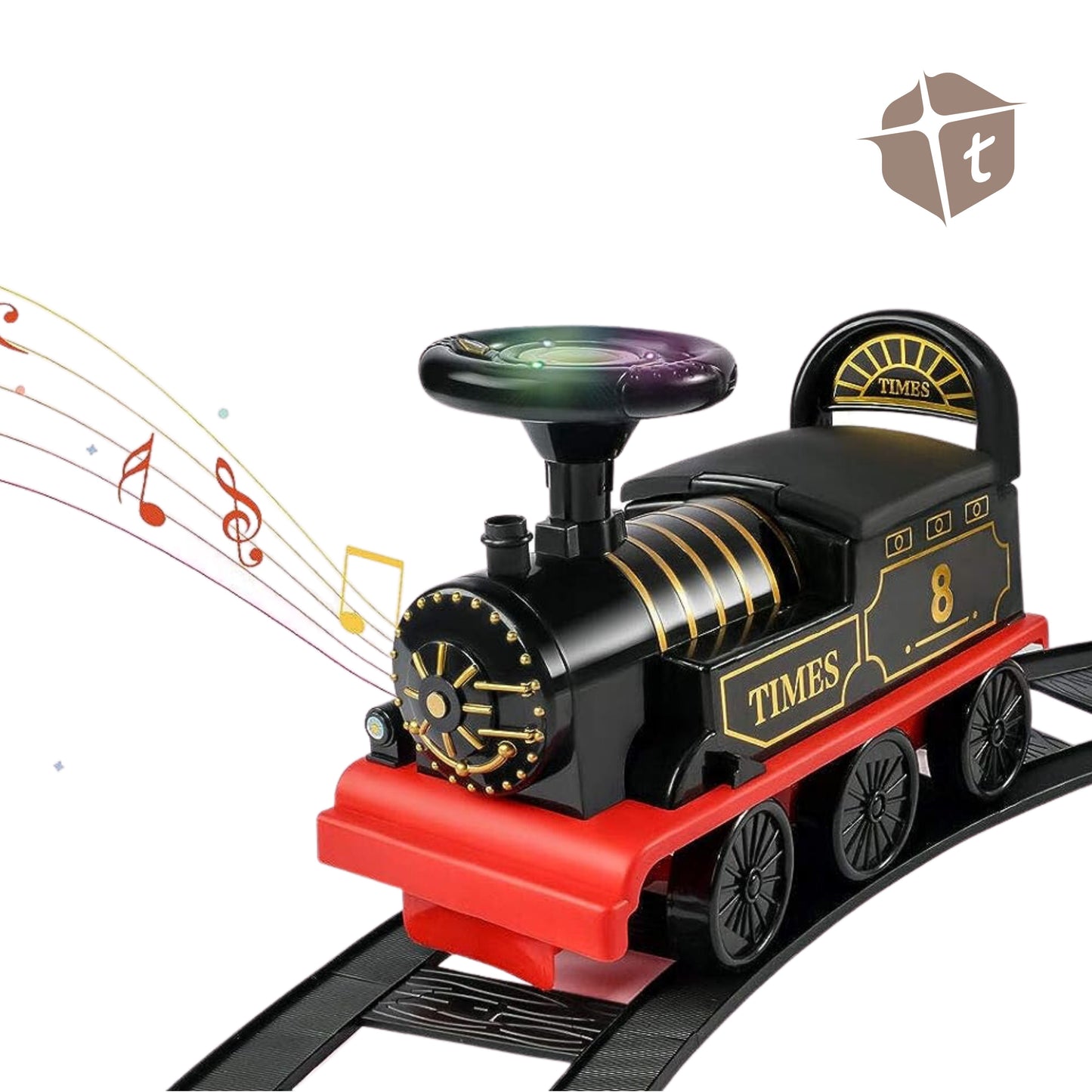 Ride on Train Head with Tracks by Toytinkr