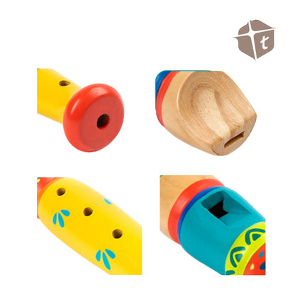 Mideer Wooden Flute for Kids by Toytinkr