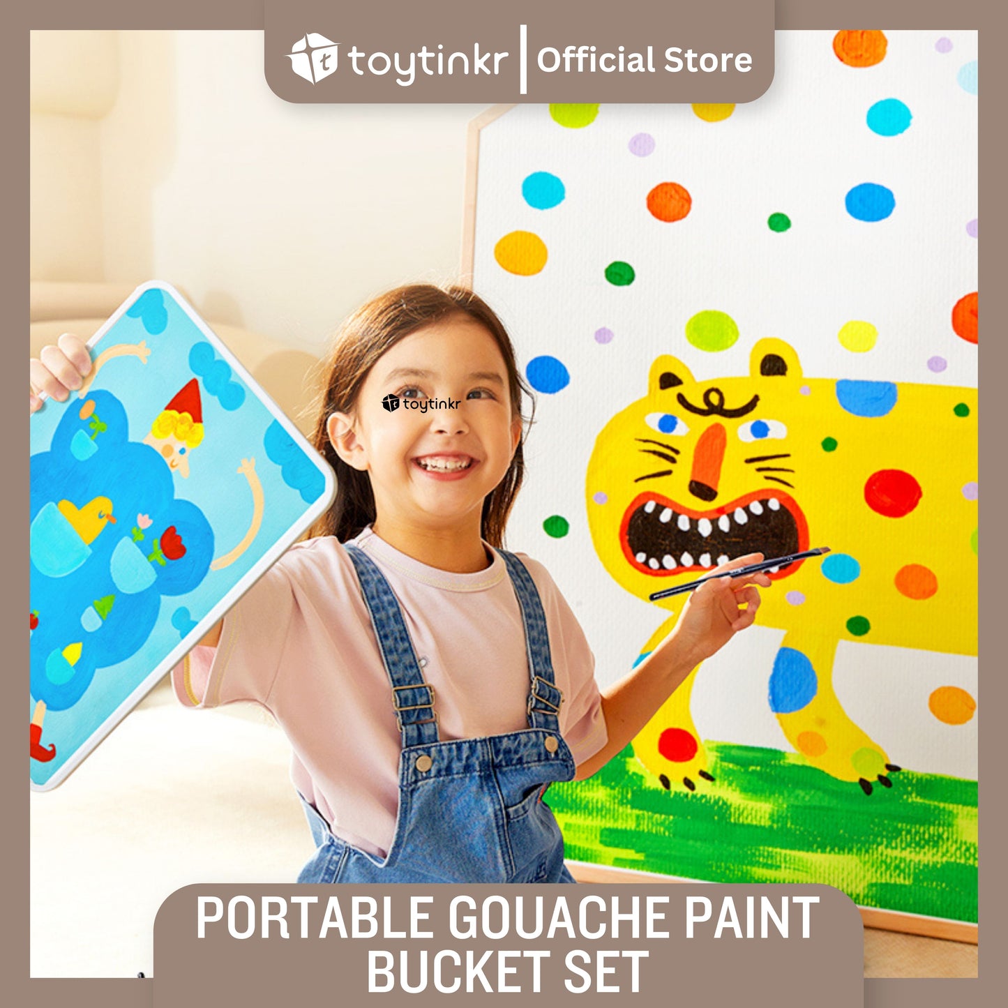 Mideer Portable Gouache Paint Bucket Set by Toytinkr