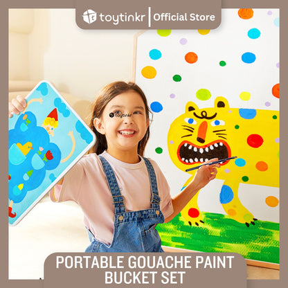 Mideer Portable Gouache Paint Bucket Set by Toytinkr