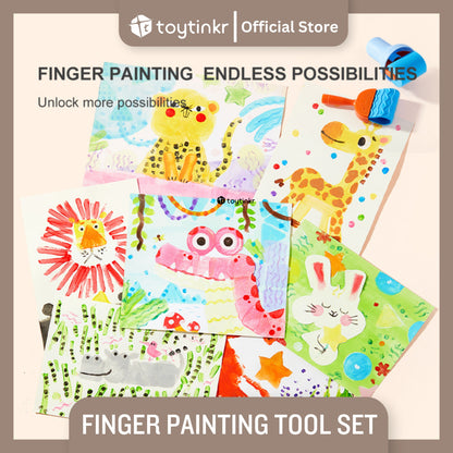 Mideer Finger Paint Tools Set by Toytinkr