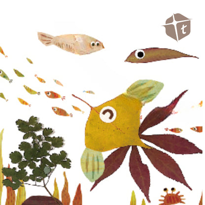 Jar Melo Leaf Collage by Toytinkr