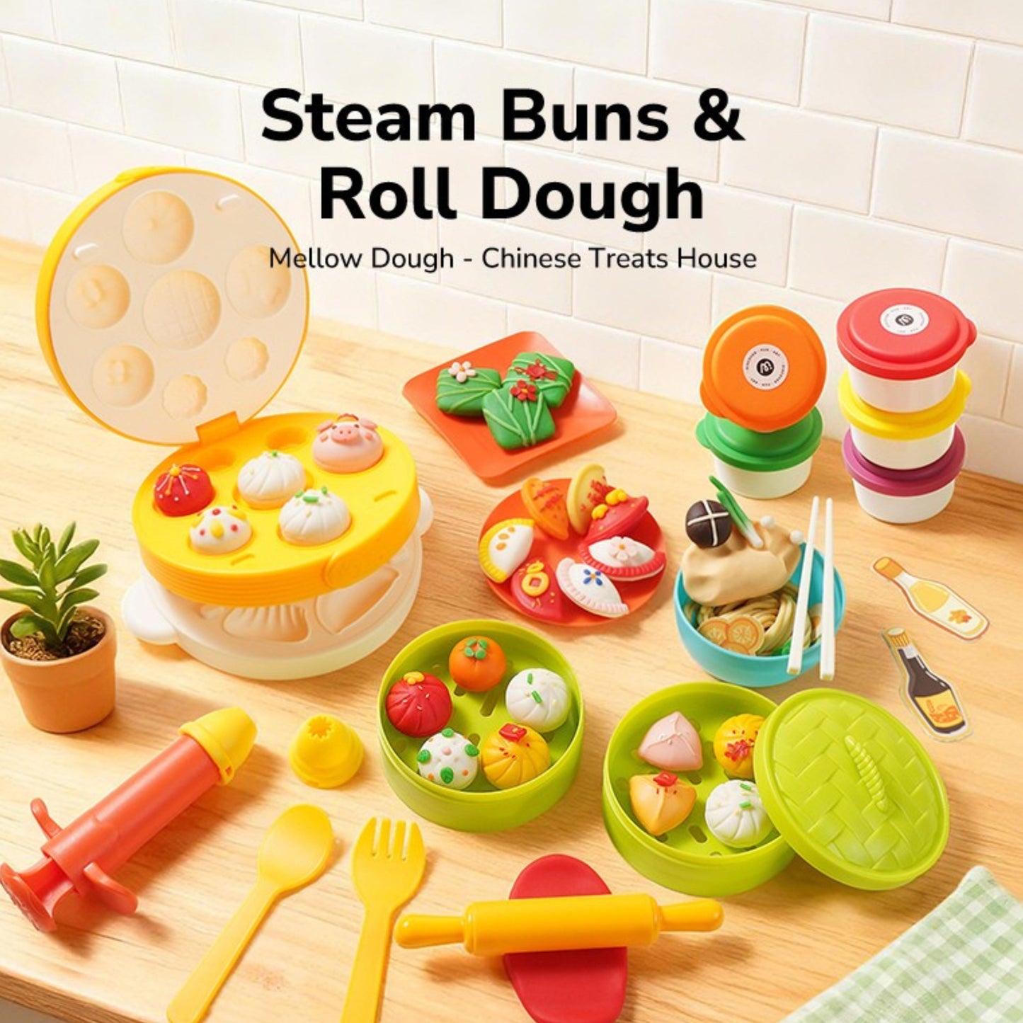 Mideer Mellow Dough - Chinese Treats House by Toytinkr