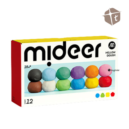 Mideer Mellow Dough Clay - 12 Colors by Toytinkr