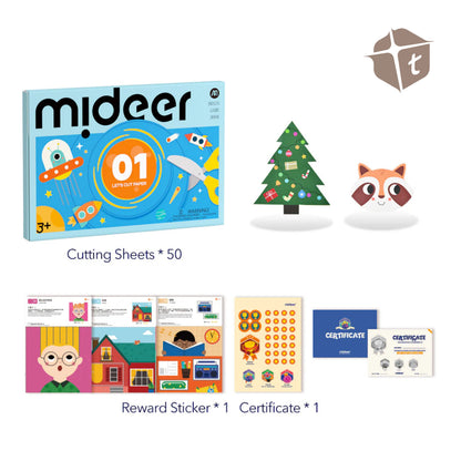 Mideer Let's Cut Paper - Level 1 by Toytinkr