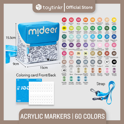 Mideer Acrylic Markers Art Markers (Personalized) by Toytinkr
