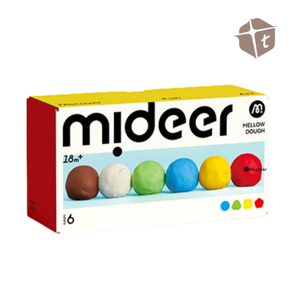 Mideer Mellow Dough Clay - 6 Colors by Toytinkr