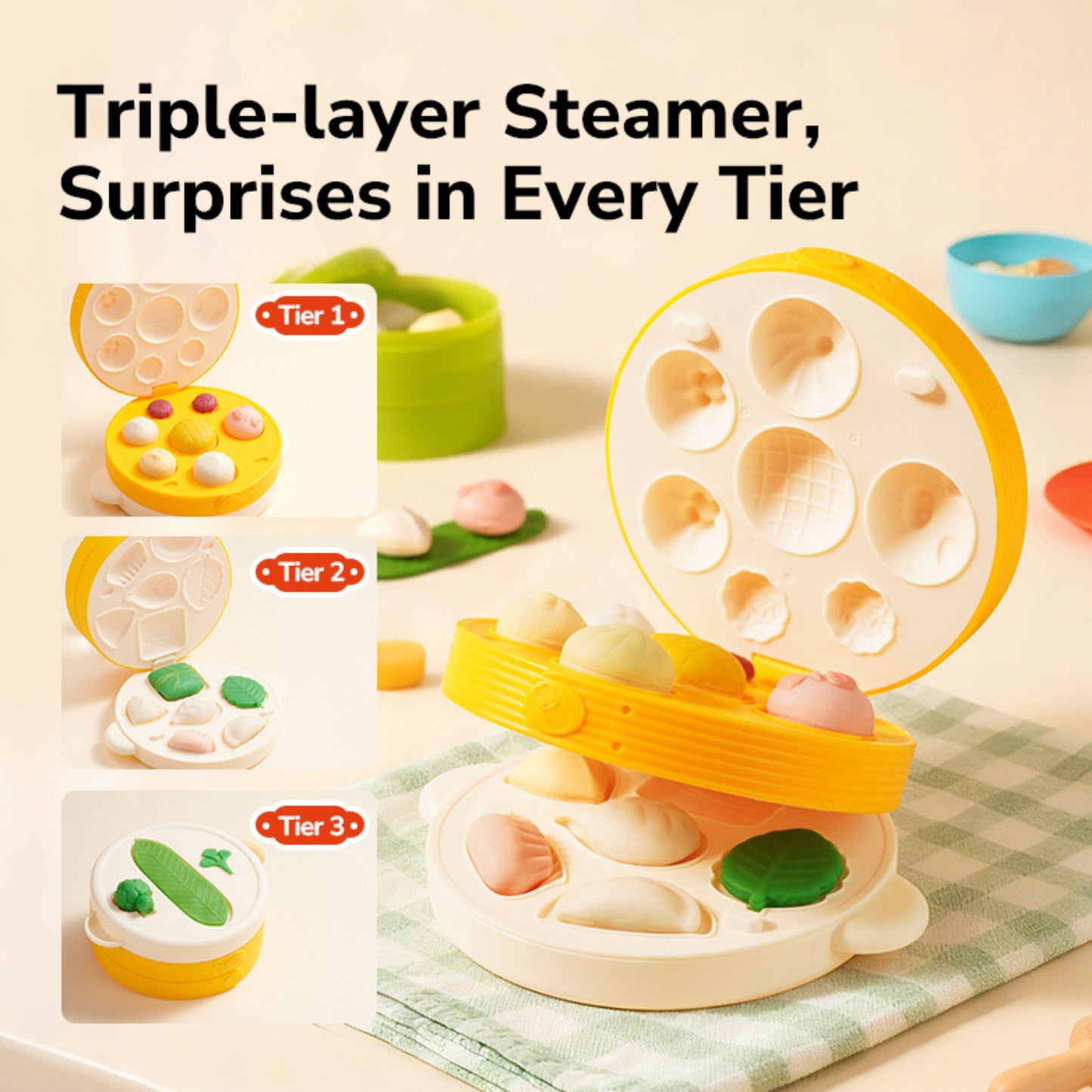 Mideer Mellow Dough - Chinese Treats House by Toytinkr