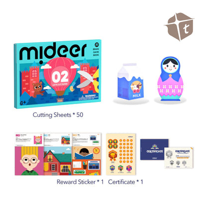 Mideer Let's Cut Paper - Level 2 by Toytinkr
