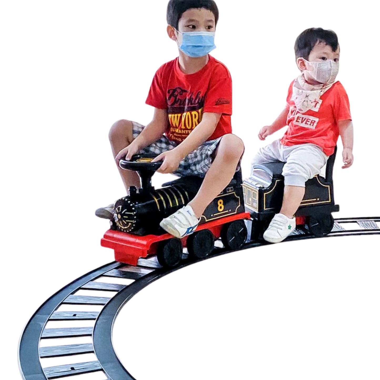 Ride on Train Head with Tracks by Toytinkr