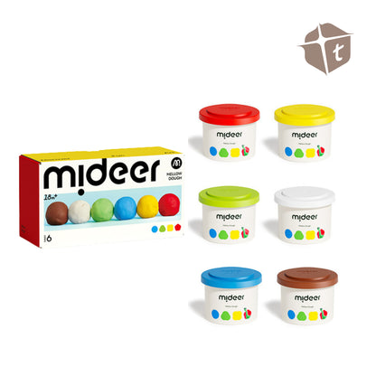 Mideer Mellow Dough Clay - 6 Colors by Toytinkr