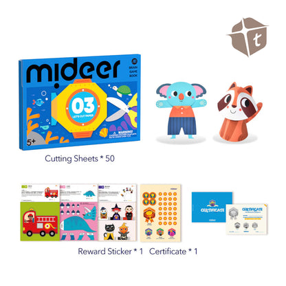 Mideer Let's Cut Paper - Level 3 by Toytinkr