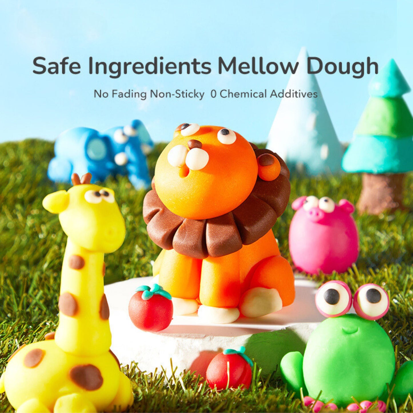 Mideer Mellow Dough Clay - 6 Colors by Toytinkr