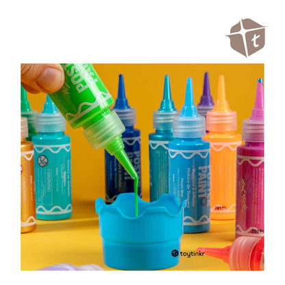 Mont Marte Poster Paints - 6 Colors (60ml) by Toytinkr