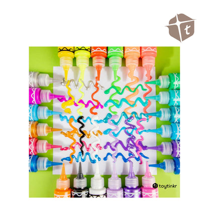 Mont Marte Poster Paints - 12 Colors (60ml) by Toytinkr