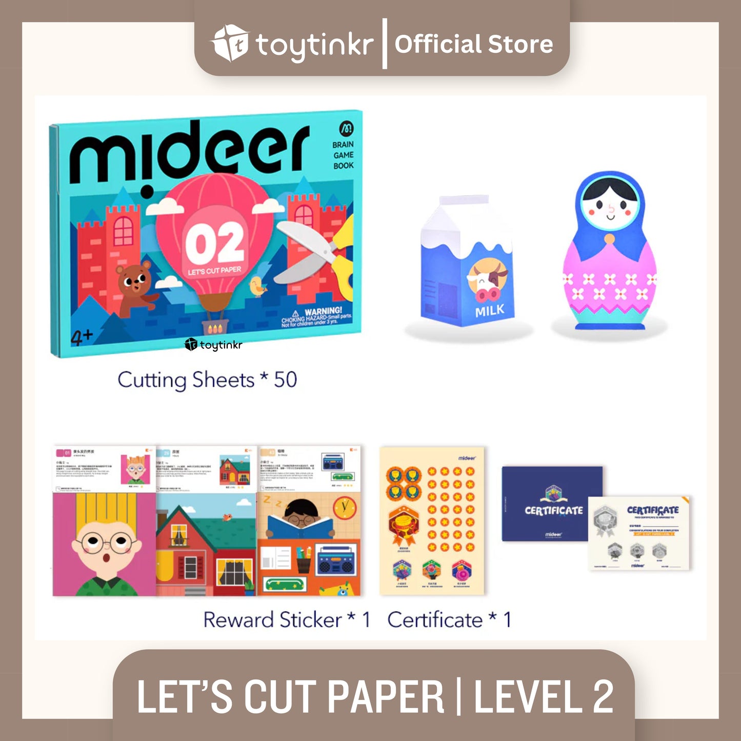 Mideer Let's Cut Paper by Toytinkr