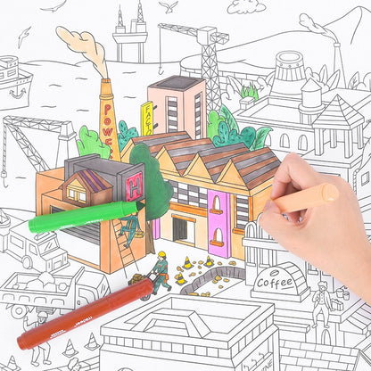 Mideer Giant Colouring Roll – City by Toytinkr