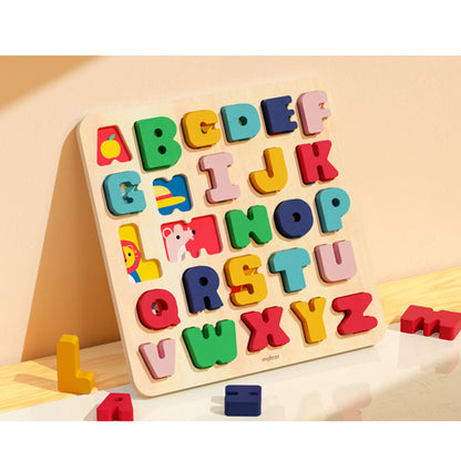 Mideer Wooden Puzzle - Let's Learn The Alphabet by Toytinkr