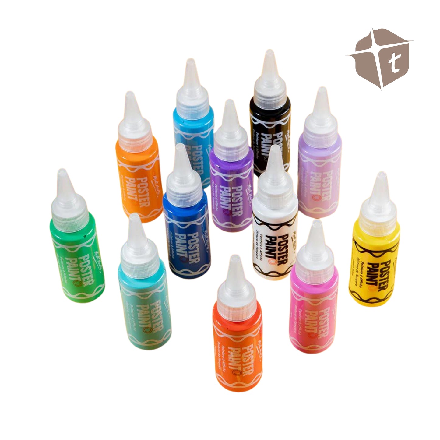 Mont Marte Poster Paints - 12 Colors (60ml) by Toytinkr
