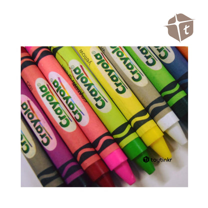 Crayola Large School Crayons - 10 Colors by Toytinkr