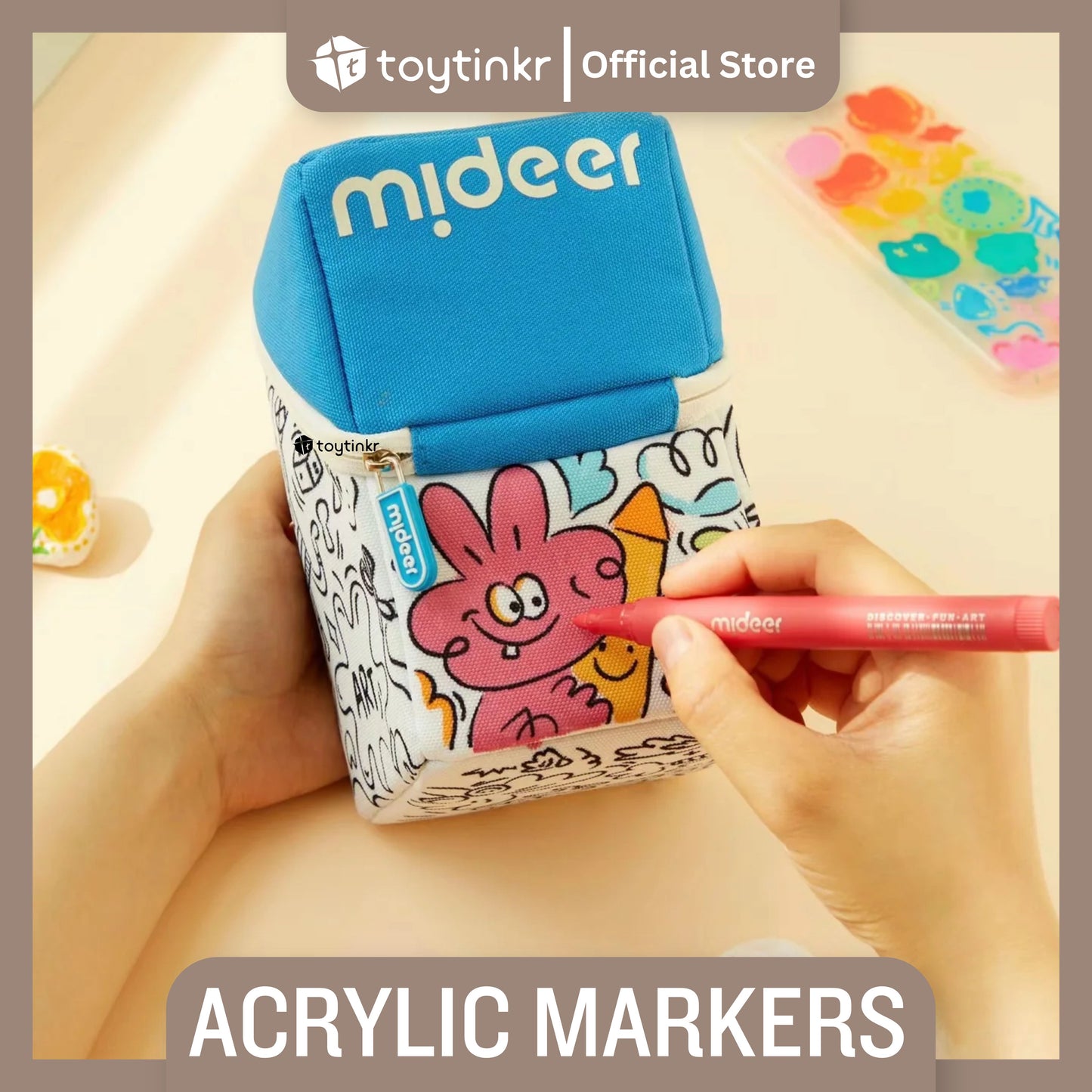 Mideer Acrylic Markers Art Markers (Personalized) by Toytinkr