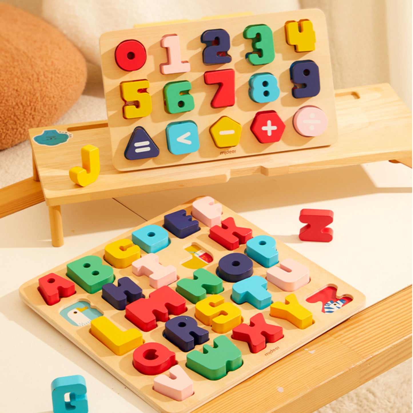 Mideer Wooden Puzzle - Let's Learn The Alphabet by Toytinkr