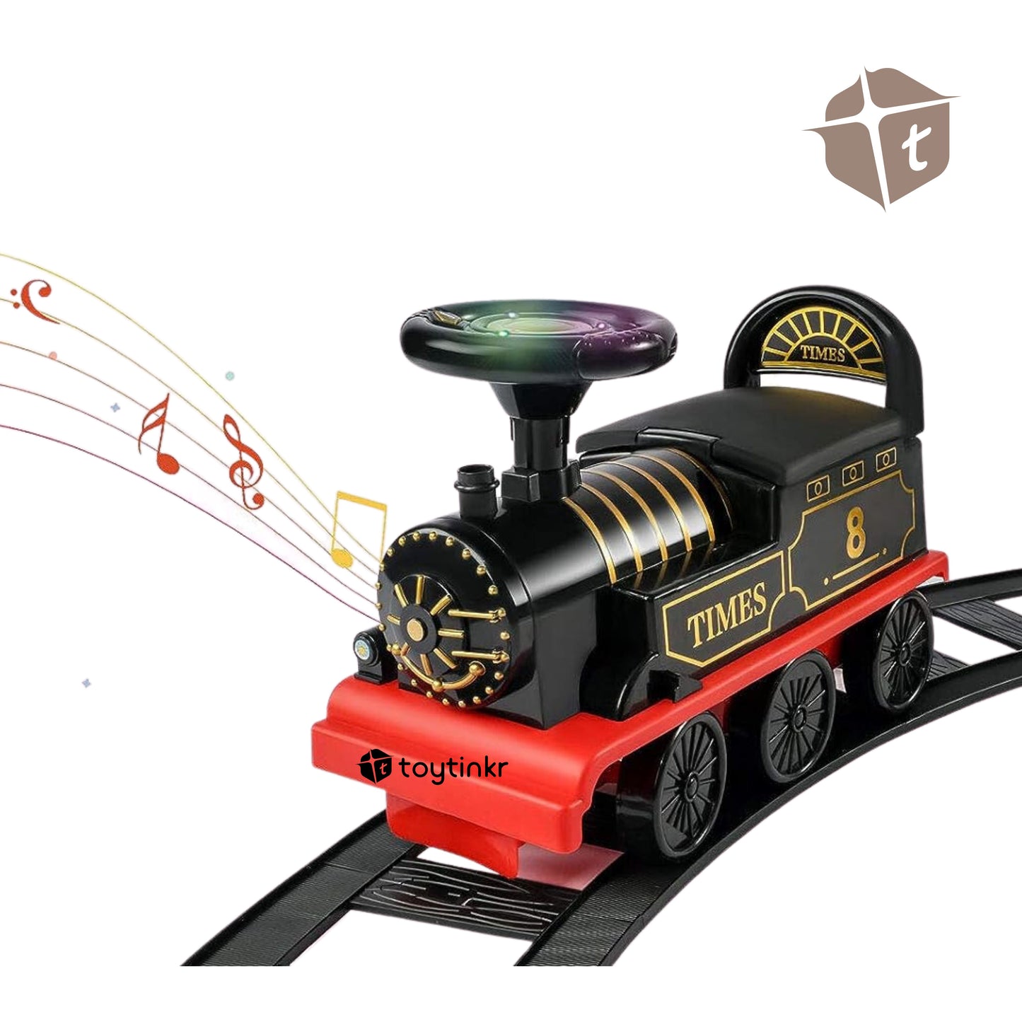 Ride on Train Head with Tracks by Toytinkr