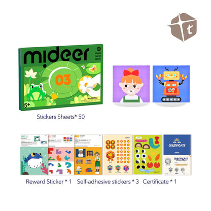 Mideer Let's Play With Stickers - Level 3 by Toytinkr