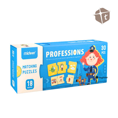 Mideer Matching Puzzles - Professions by Toytinkr