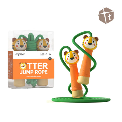 Mideer Animal Jump Rope - Tiger Otter by Toytinkr