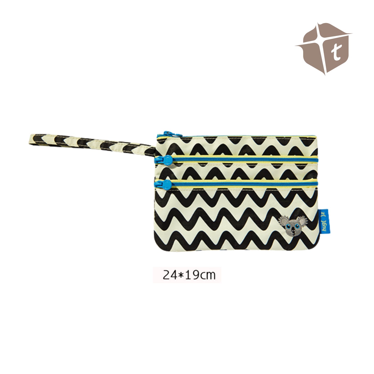 Hug Z Personalized 3 Zip Pouch by Toytinkr