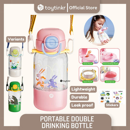 Mideer Portable Double Drinking Bottle by Toytinkr