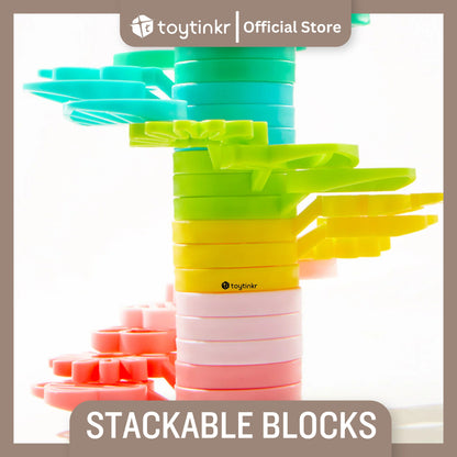 Mideer Stackable Blocks - Wisdom Tree by Toytinkr