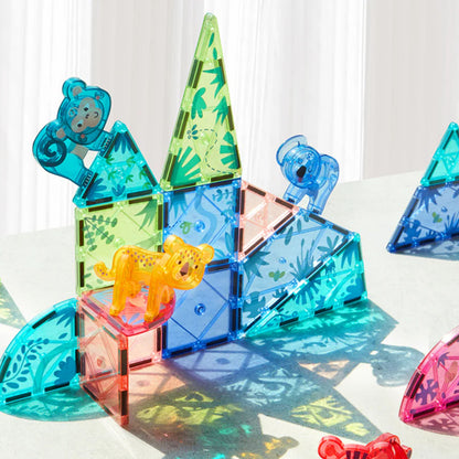 Mideer Colorful Magnetic Tiles - Wonderful Forest by Toytinkr