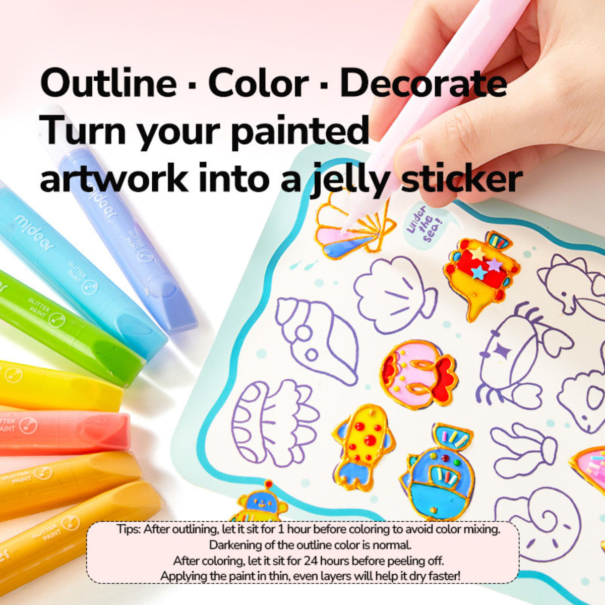 Mideer DIY Jelly Sticker Kit by Toytinkr