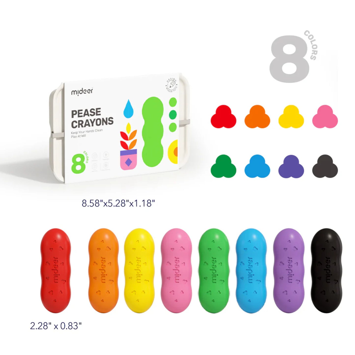 Mideer Pease Crayons by Toytinkr