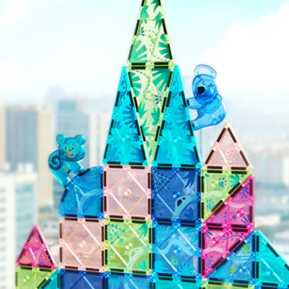 Mideer Colorful Magnetic Tiles - Wonderful Forest by Toytinkr