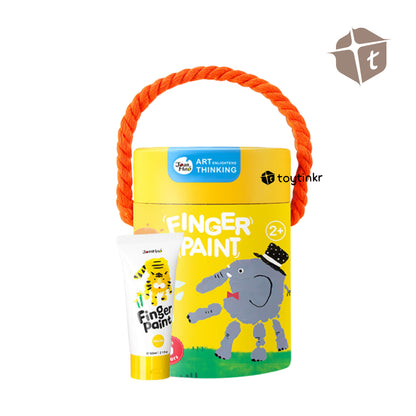 Jar Melo Washable Finger Paint - 6 Colors by Toytinkr