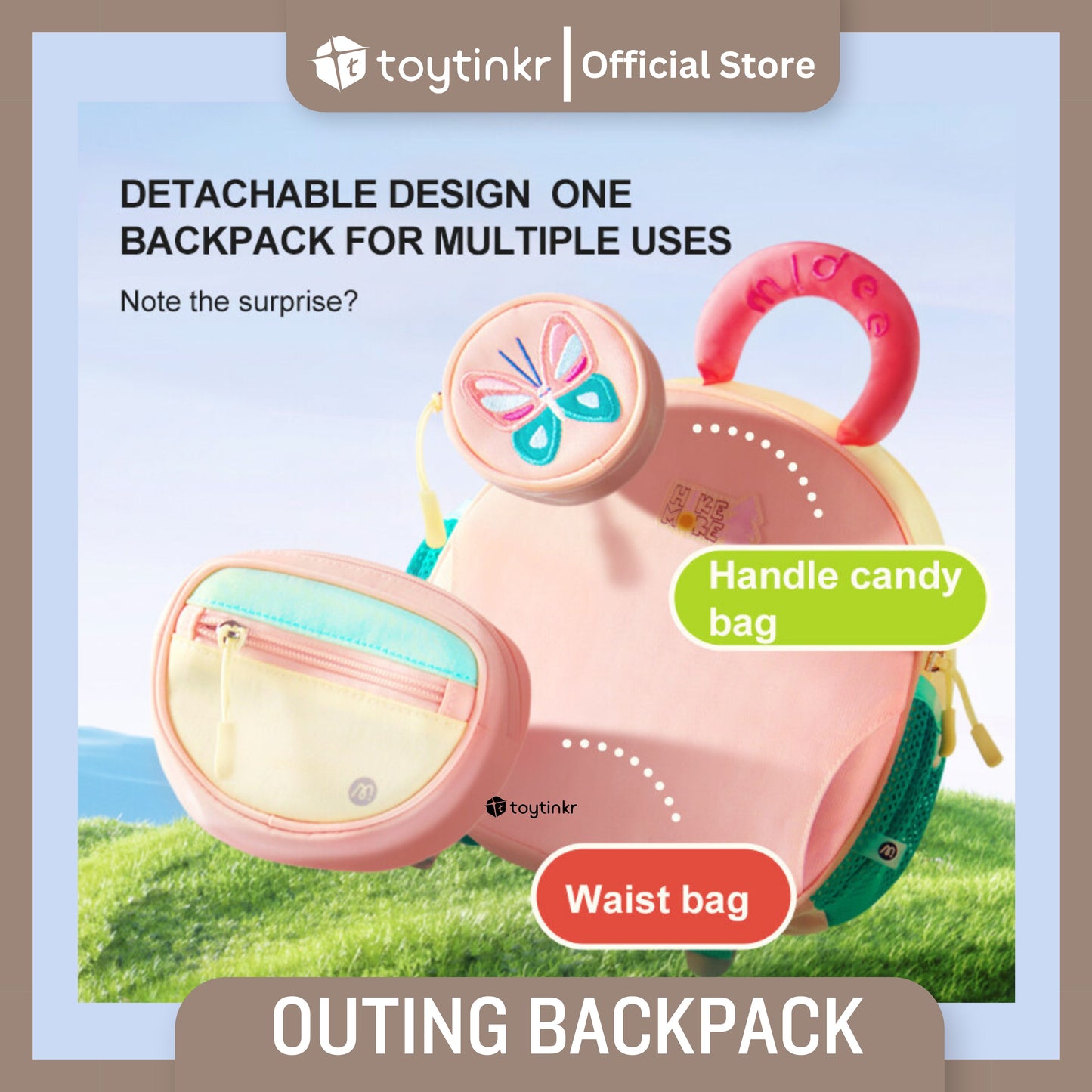 Mideer Outing Backpack by Toytinkr