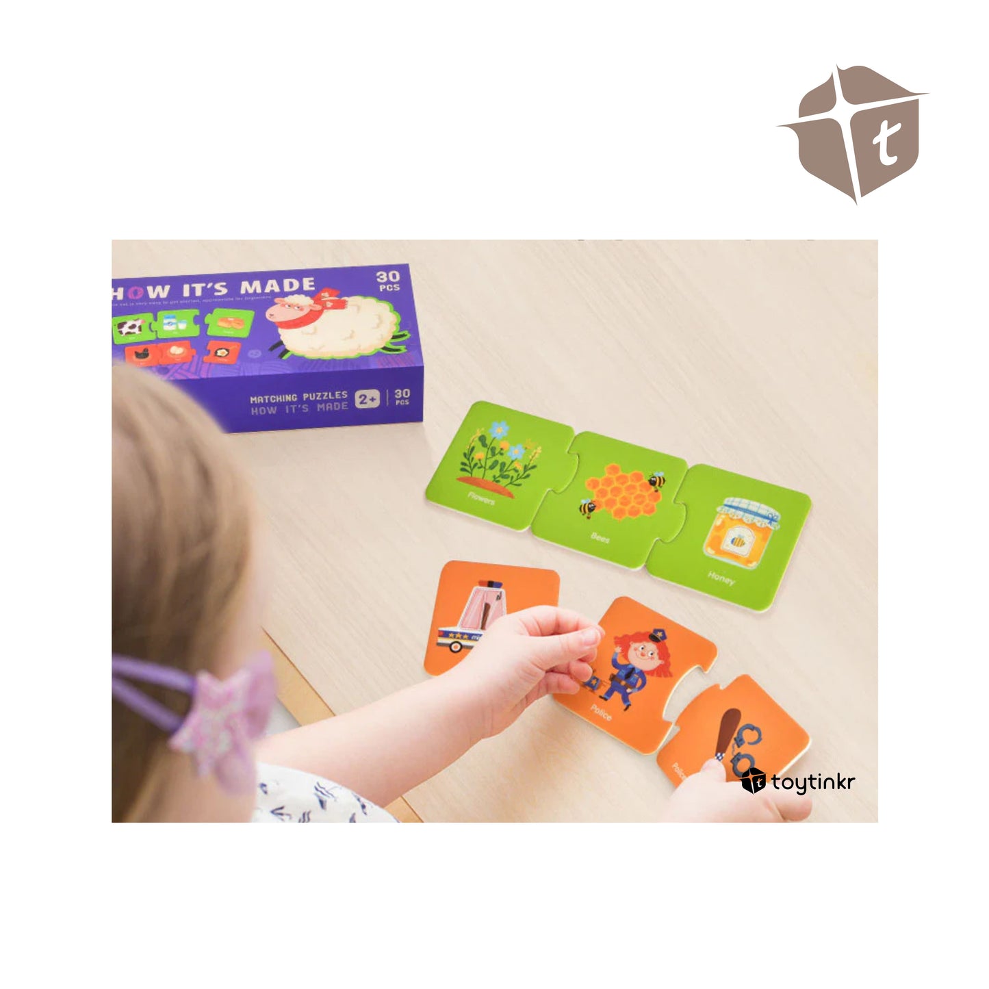 Mideer Matching Puzzles - Professions by Toytinkr
