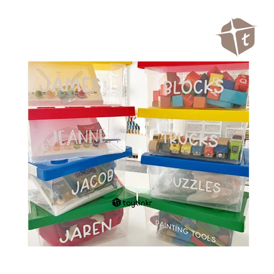 Stackable Toy Organizer Box for Kids Toys by Toytinkr