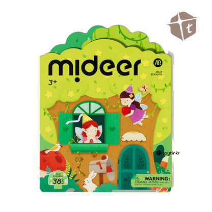 Mideer Reusable Jelly Sticker - The Busy Animal Town by Toytinkr