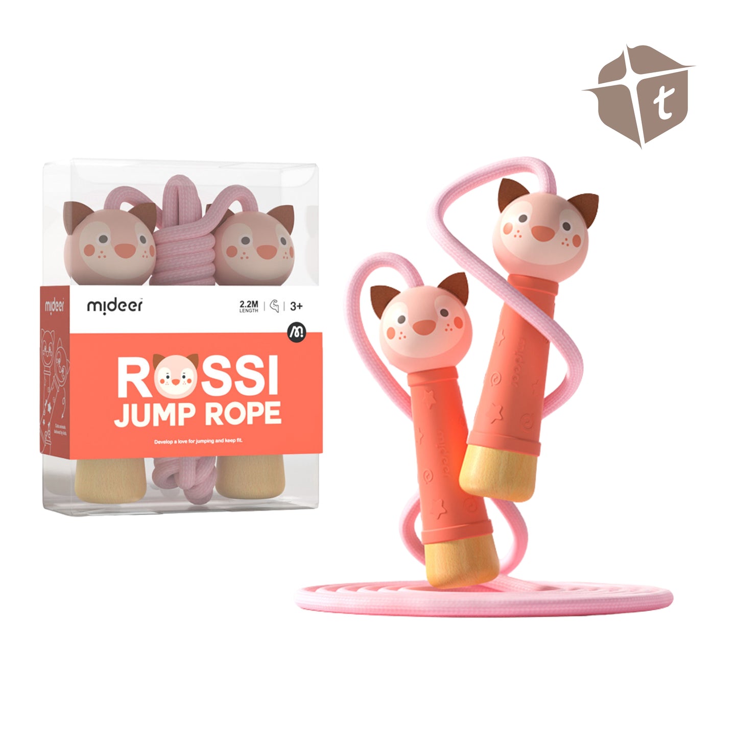 Mideer Animal Jump Rope - Fox Rossi by Toytinkr