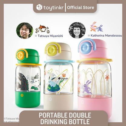 Mideer Portable Double Drinking Bottle by Toytinkr