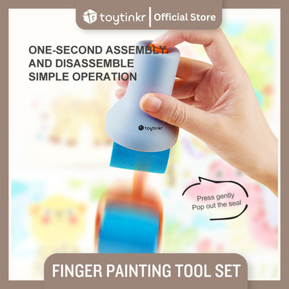 Mideer Finger Paint Tools Set by Toytinkr