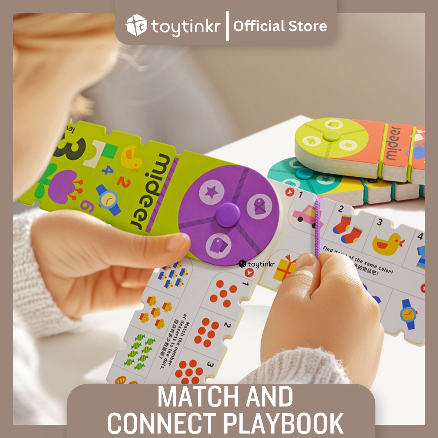 Mideer Match and Connect Playbook by Toytinkr