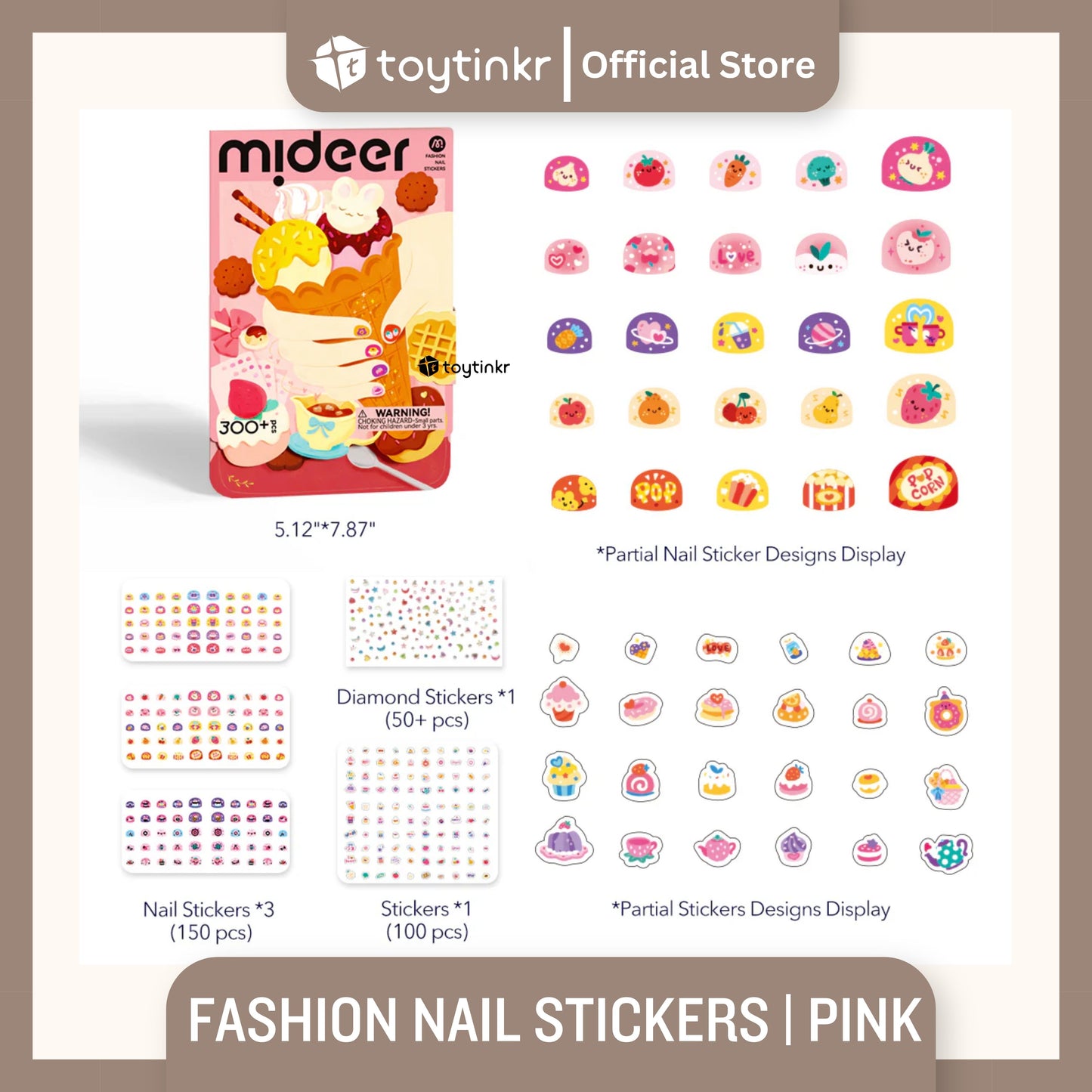 Mideer Fashion Nail Stickers by Toytinkr